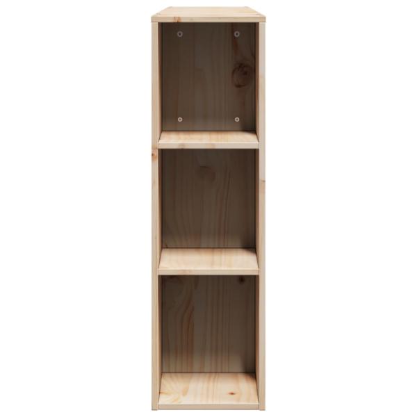 Kopfteil mit Stauraum 135 cm Massivholz Kiefer