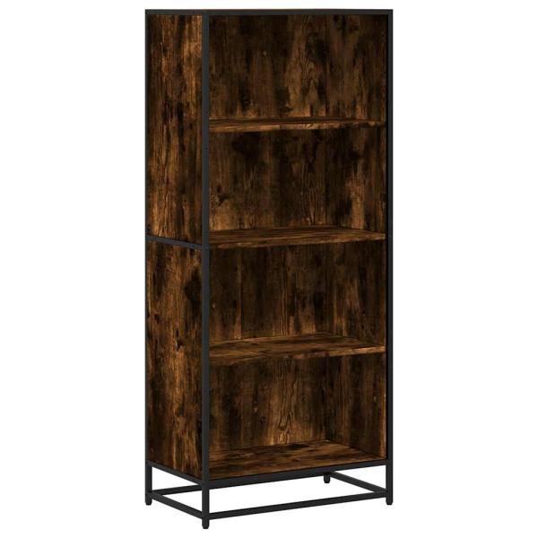 B?cherregal R?uchereiche 60x35x139 cm Holzwerkstoff