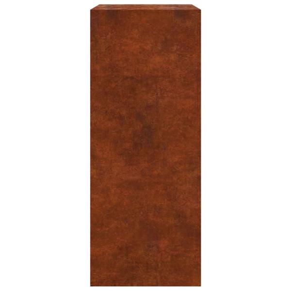 Brennholzregal 60x40x100 cm Wetterfester Stahl