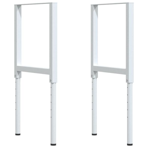 Werkbank 100x60x(73-99,5) cm Massivholz Akazie Rechteckig