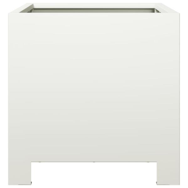 Pflanzkübel Weiß 30x30x30 Stahl