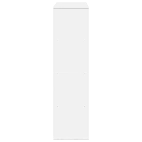B?cherregal Wei? 100x33x125,5 cm Holzwerkstoff