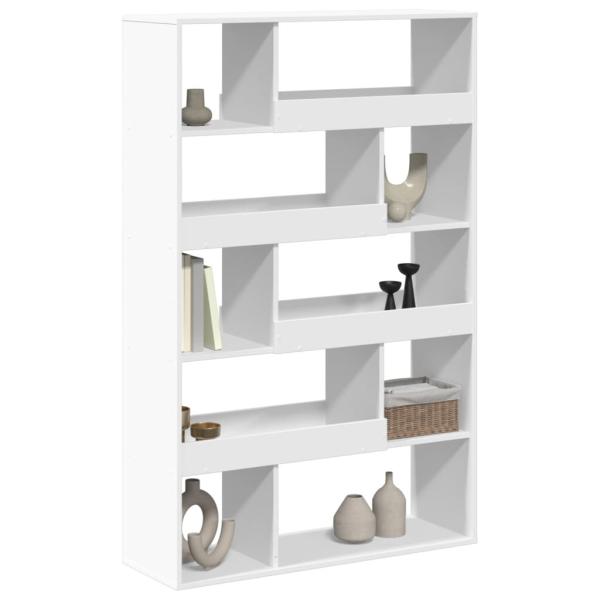 B?cherregal Wei? 100x33x156,5 cm Holzwerkstoff