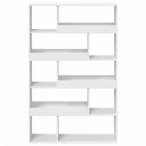 B?cherregal Wei? 100x33x156,5 cm Holzwerkstoff