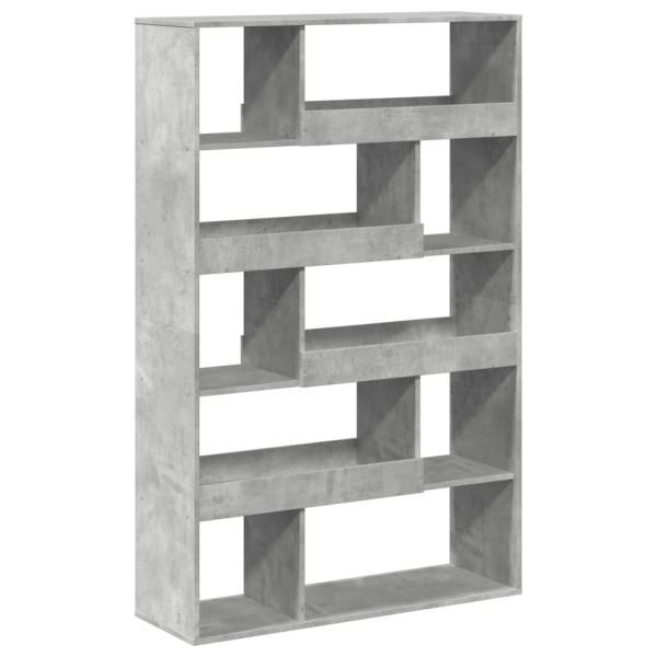 Raumteiler Betongrau 100x33x156,5 cm Holzwerkstoff