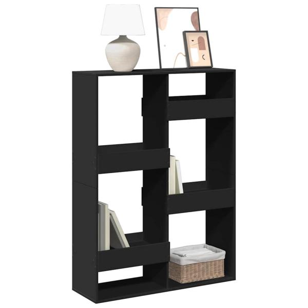 ARDEBO.de - B?cherregal Schwarz 100x33x135 cm Holzwerkstoff