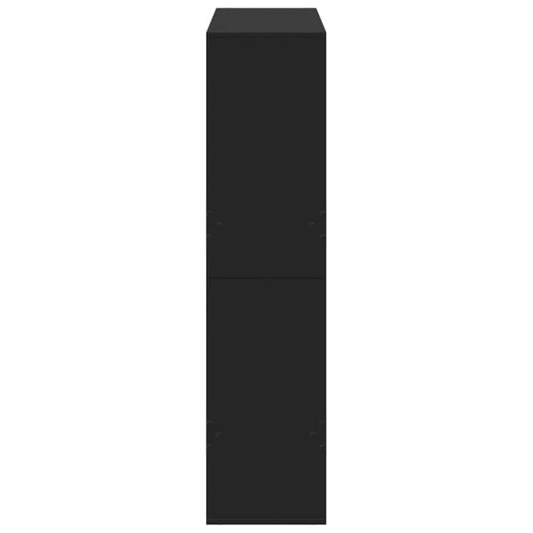 B?cherregal Schwarz 100x33x135 cm Holzwerkstoff