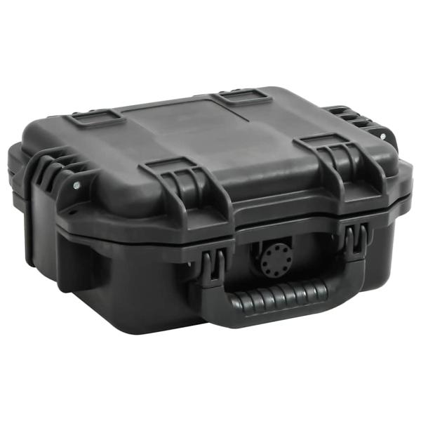 ARDEBO.de - Koffer für Flugreise Tragbar Schwarz 30x24,5x12,5 cm PP