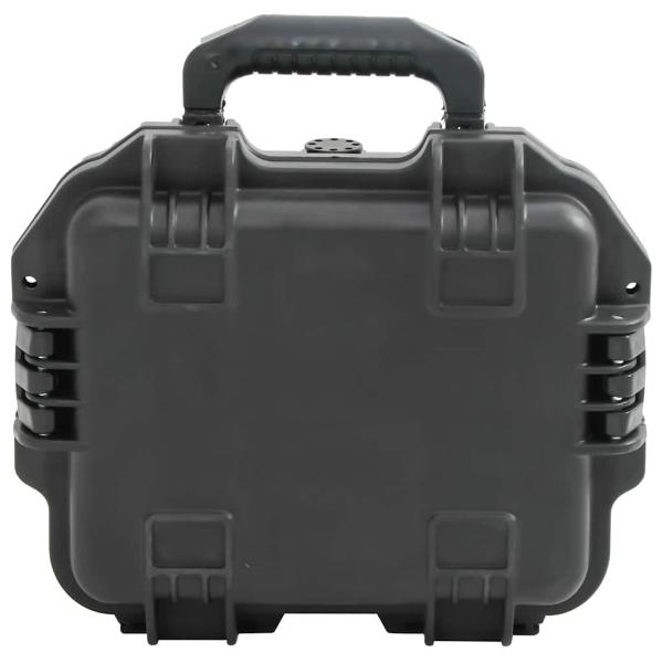 Koffer für Flugreise Tragbar Schwarz 30x24,5x12,5 cm PP