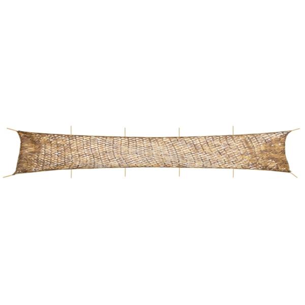 ARDEBO.de - Tarnnetz mit Aufbewahrungstasche 1038x137 cm Sandfarbe