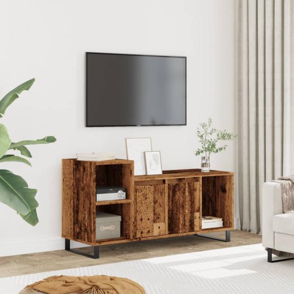 ARDEBO.de - TV-Schrank Altholz-Optik 100x35x55 cm Holzwerkstoff