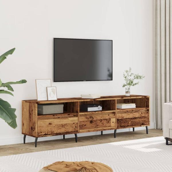 ARDEBO.de - TV-Schrank Altholz-Optik 150x30x44,5 cm Holzwerkstoff