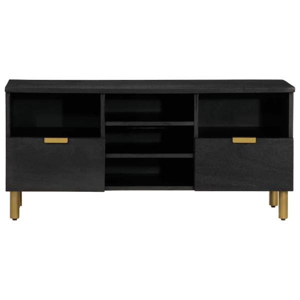 TV-Schrank Schwarz 100x33x46 cm Holzwerkstoff