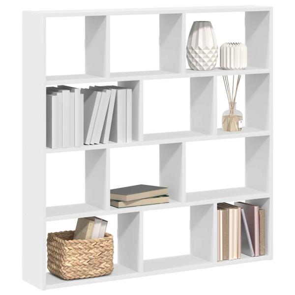 ARDEBO.de - W?rfelregal 12 F?cher Wei? Holzwerkstoff