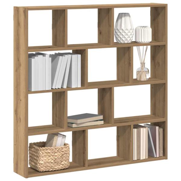 ARDEBO.de - Würfelregal 12 Fächer Artisan-Eiche Holzwerkstoff
