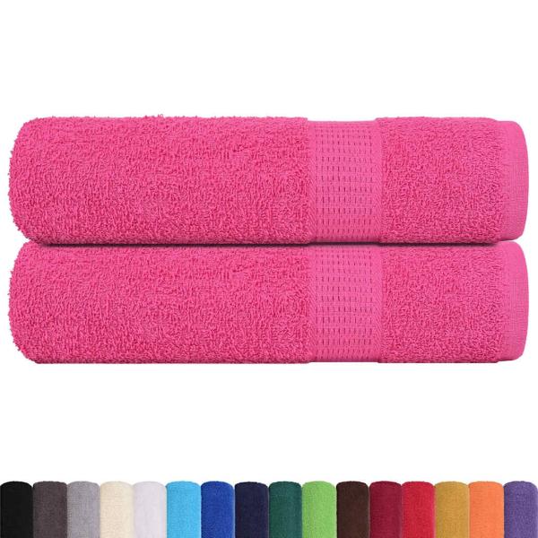 Duschtücher FROGN 2 Stk. Rosa 70x140 cm 360 g/qm