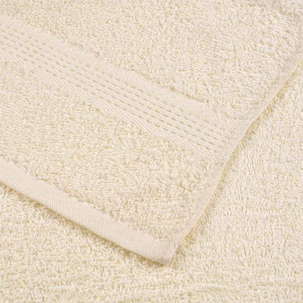 Saunatücher FROGN 10 Stk. Creme 80x200 cm 360 g/m²