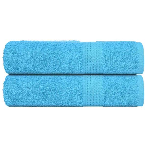 ARDEBO.de - Handtücher FROGN 2 Stk. Türkis 50x100 cm 360 g/m²