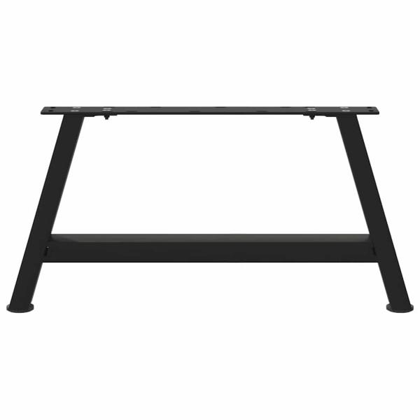 Couchtischbeine A-Form 2 Stk. Schwarz 70x(30-31) cm Stahl
