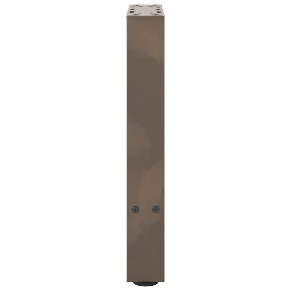 Couchtischbeine Naturstahl 2 Stk. 28x(42-43) cm Stahl