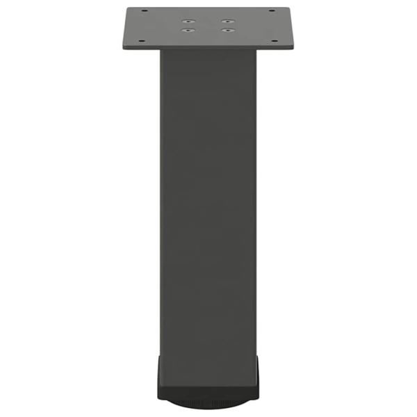 Couchtischbeine 4 Stk. Anthrazit 42-44 cm Stahl