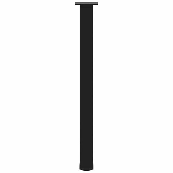 Bartischbeine 4 Stk. Schwarz 90-92 cm Stahl