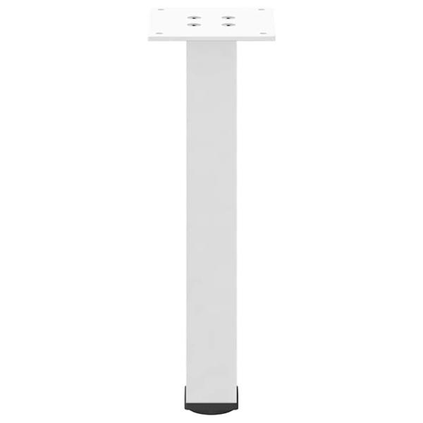 Couchtischbeine 4 Stk. Weiß 42-44 cm Stahl