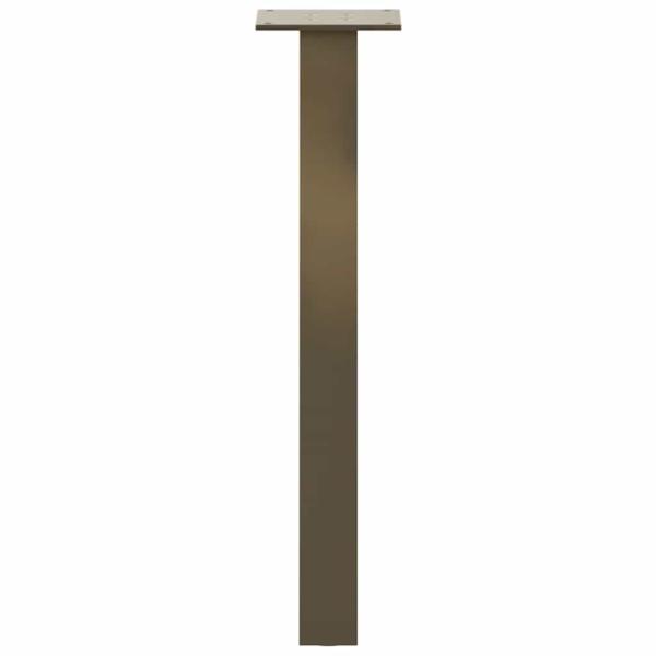 Couchtischbeine 4 Stk. Naturstahl 42 cm Stahl