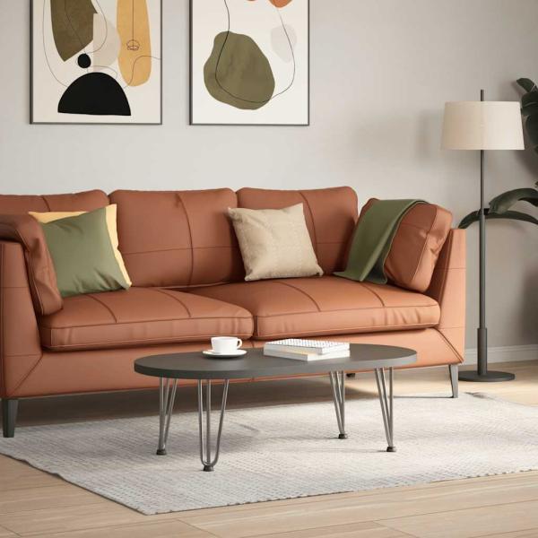 ARDEBO.de - Haarnadelbeine für Couchtisch 4 Stk. Naturstahl 30 cm Massivstahl