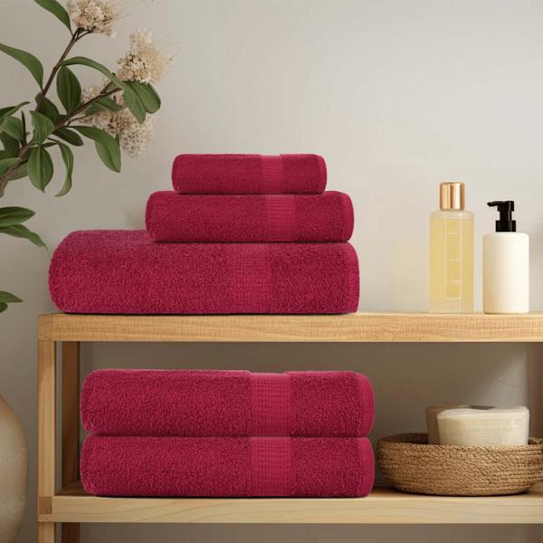 Badetücher FROGN 2 Stk. Bordeaux 100x150 cm 360 g/m²