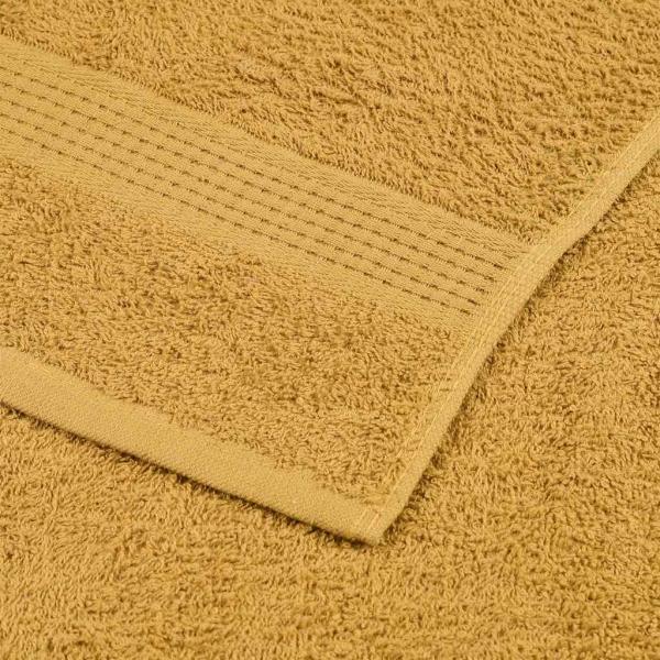 Handtücher FROGN 2 Stk. Gold 50x100 cm 360 g/m²
