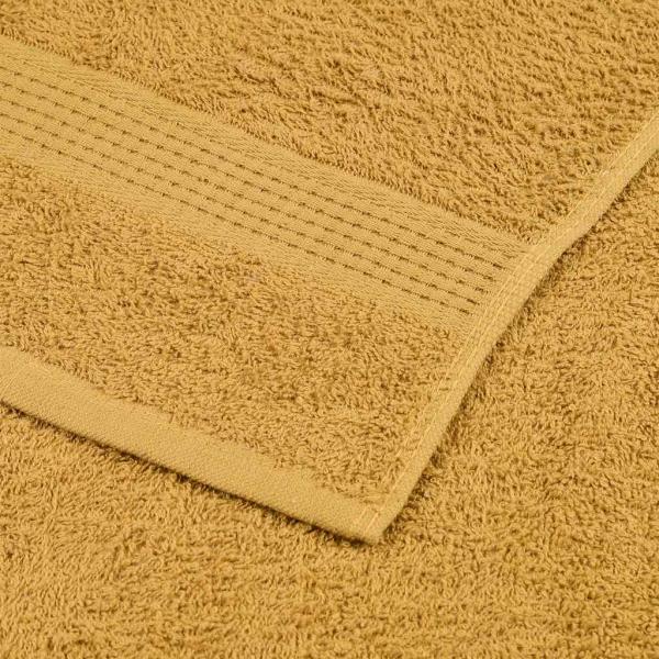 Duschtücher FROGN 4 Stk. Gold 70x140 cm 360 g/m²