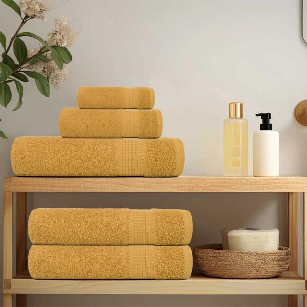 Handtücher FROGN 4 Stk. Gold 100x200 cm 360 g/m²