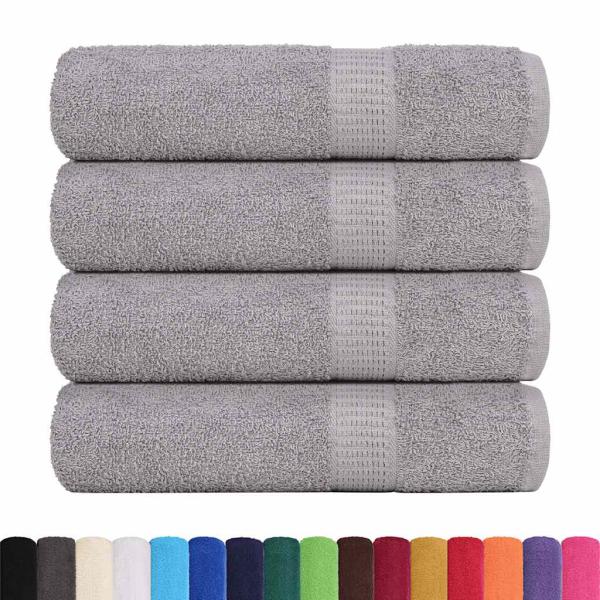 Handtücher FROGN 4 Stk. Grau 50x100 cm 360 g/m²