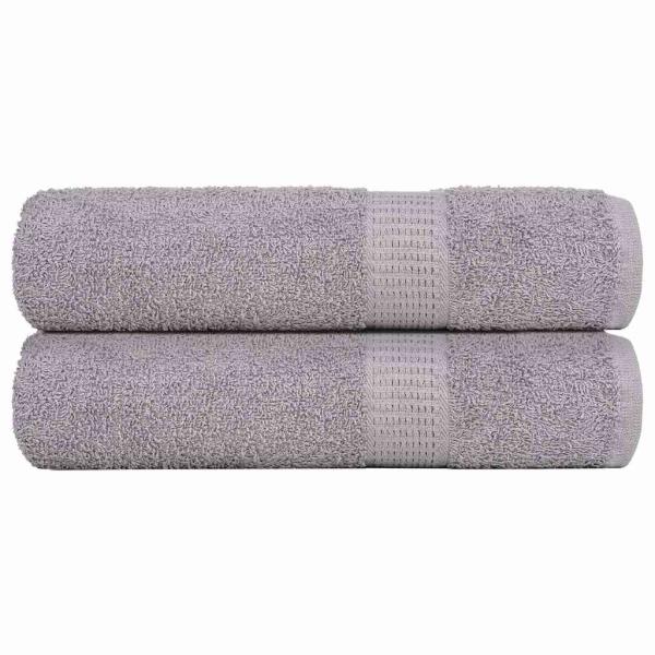 Duschtücher FROGN 2 Stk. Grau 70x140 cm 360 g/m²