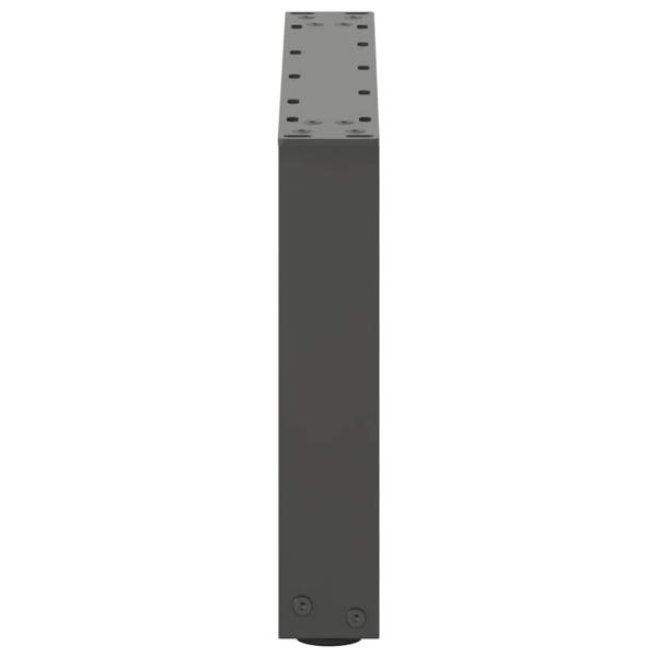Couchtischbeine U-Form 2 Stk. Anthrazit 50x(30-31) cm Stahl