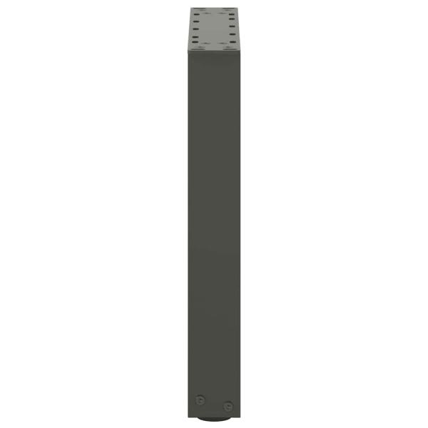 Couchtischbeine U-Form 2 Stk. Anthrazit 28x(42-43) cm Stahl