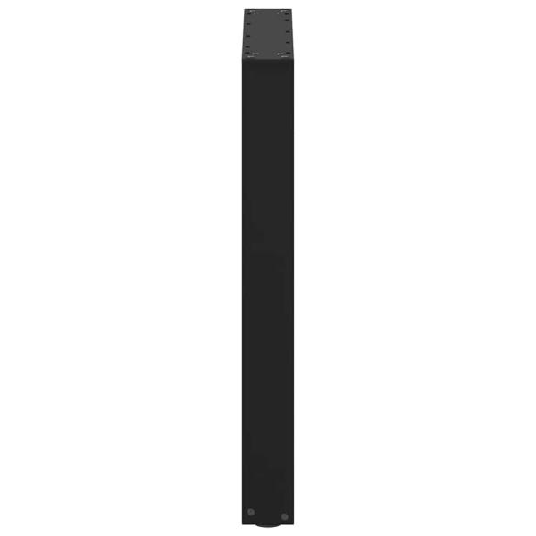 Esstischbeine U-Form 2 Stk. Schwarz 70x(72-73) cm Stahl