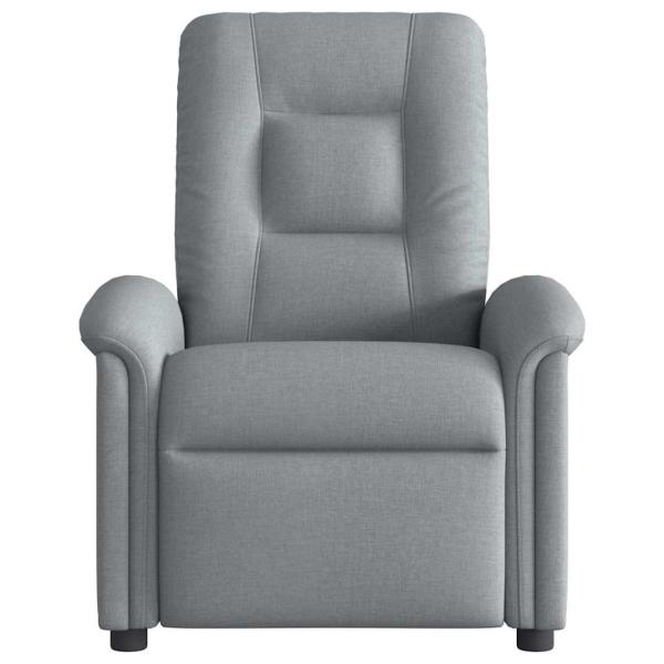 Relaxsessel Hellgrau Stoff