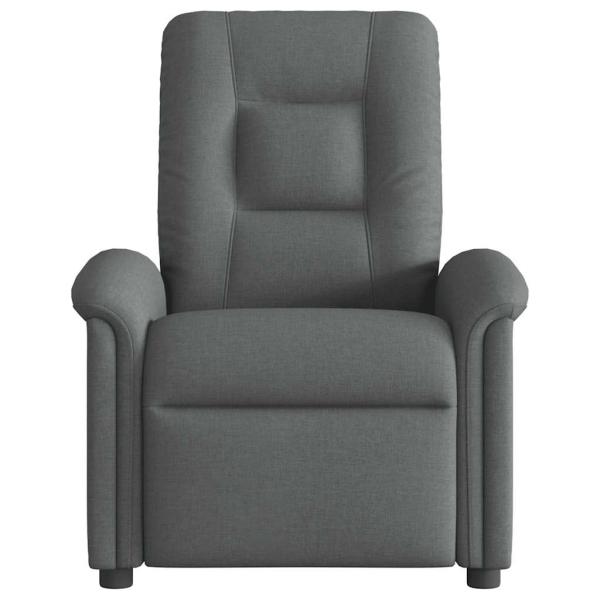 Relaxsessel Elektrisch Dunkelgrau Stoff