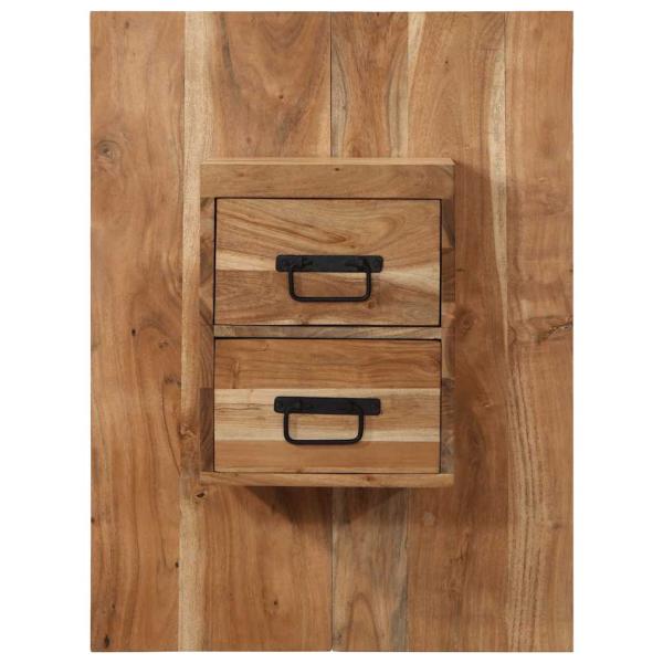 Nachttisch 60x32x80 cm Massivholz Akazie