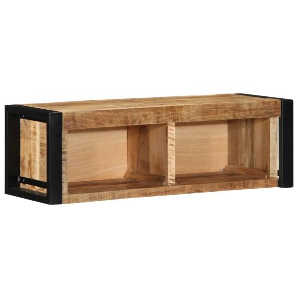 ARDEBO.de - TV-Schrank 80x30x25 cm Raues Massivholz Mango