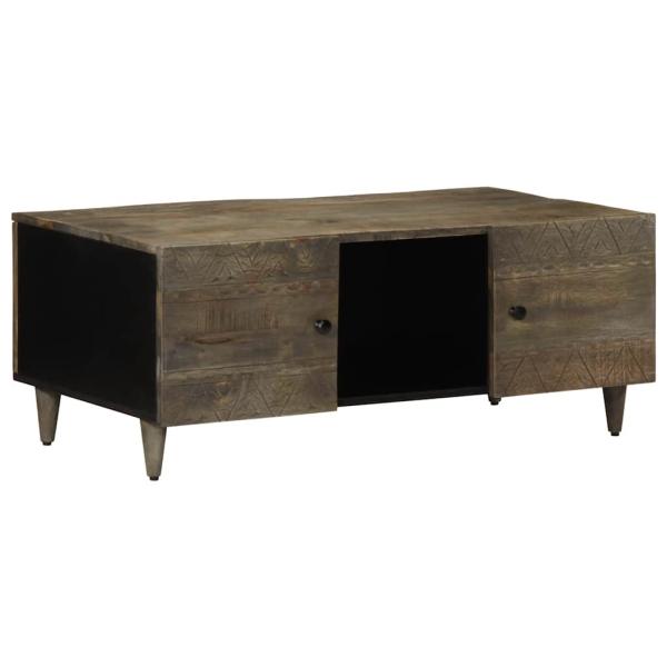 ARDEBO.de - Couchtisch Hellgrau 100x54x40 cm Massivholz Mango