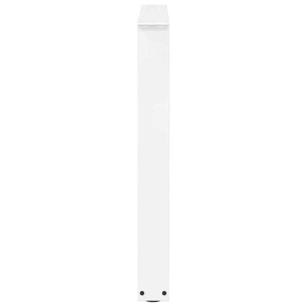 Esstisch Beine V-Form 3 Stück Weiß 80x(72-73,3) cm Stahl
