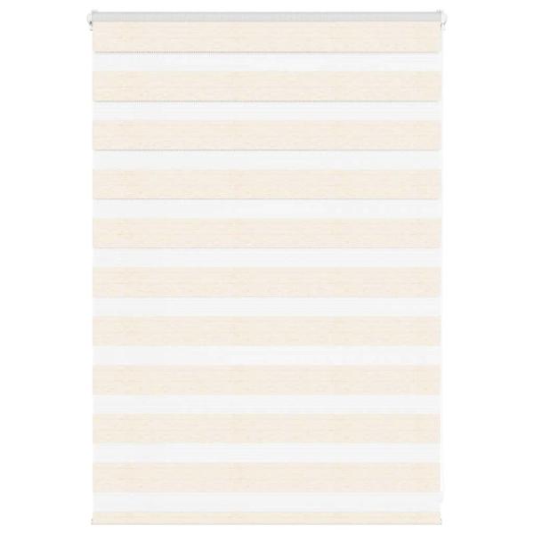 ARDEBO.de - Doppelrollo Marmorbeige 110x100cm Stoffbreite 105,9 cm Polyester