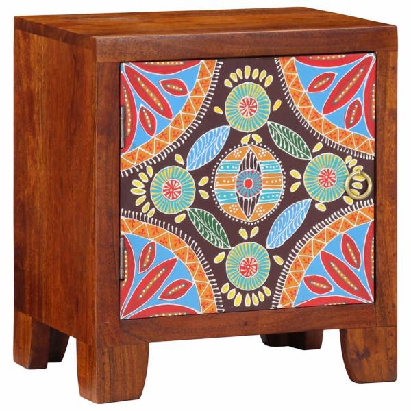 ARDEBO.de - Nachttisch 40x30x45 cm Massivholz Akazie