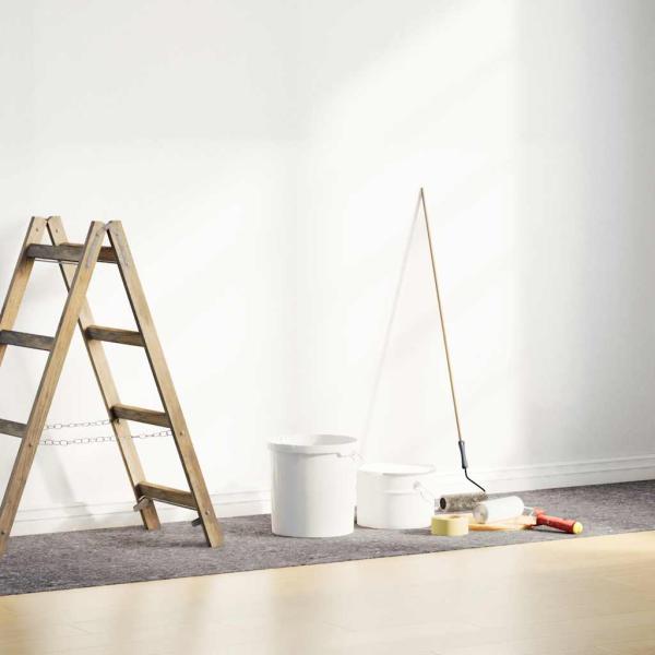 Rutschfeste Malervliese 2 Stk. 5 m 280 g/m² Grau