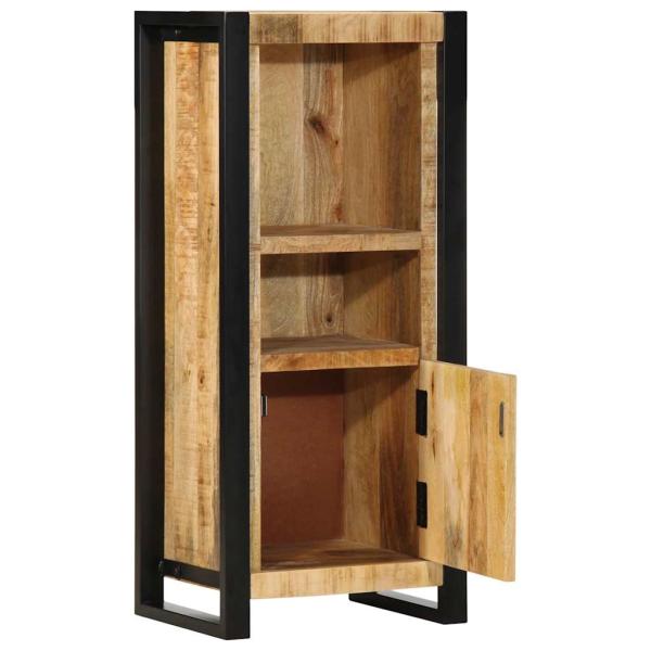 Badschrank 40x30x90 cm Raues Massivholz Mango