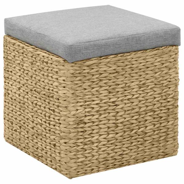 Ottoman-Set 2 Stk. Seegras Grau