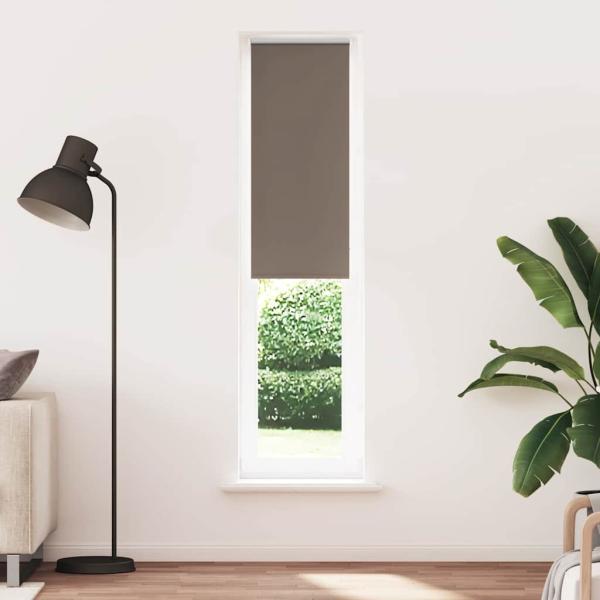 ARDEBO.de - Verdunkelungsrollo Kaffeebraun 40x210cm Stoffbreite 35,7 cm